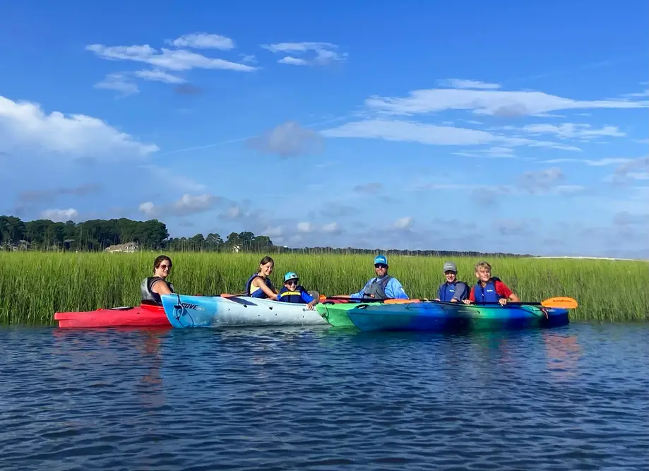 Private Guided Dolphin Kayak Tour - Just you and your family!