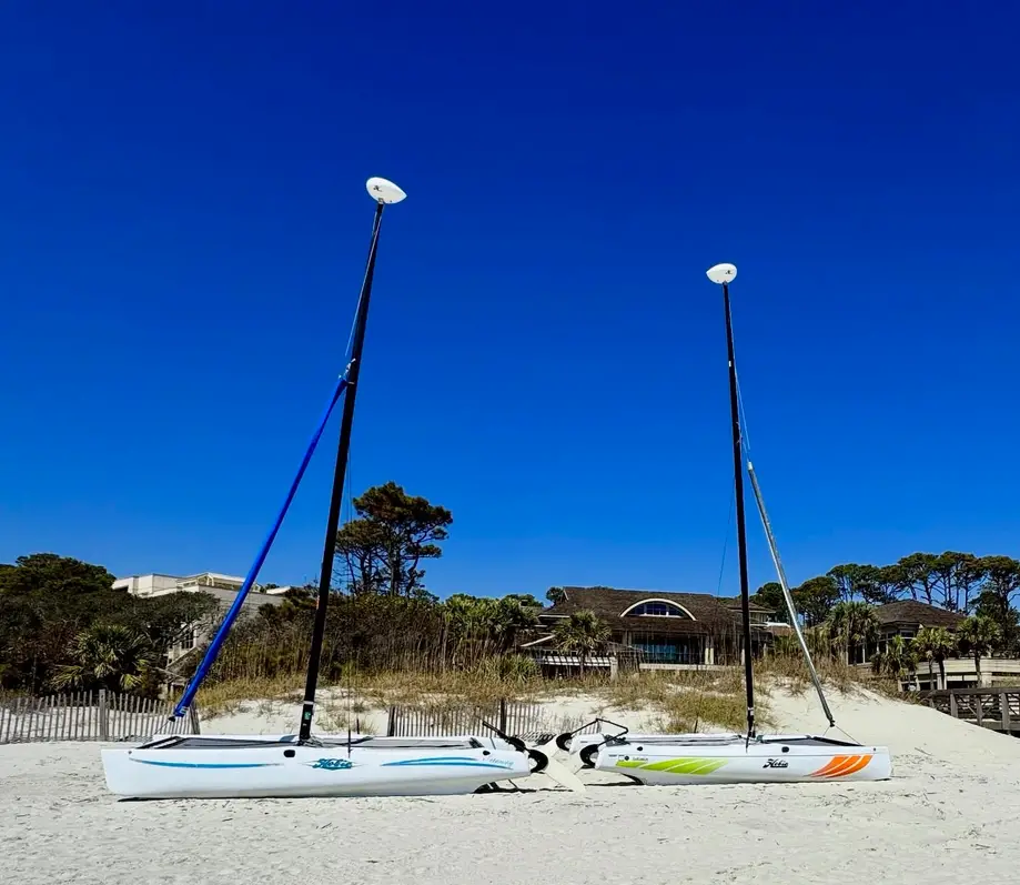 Private Beach Sail On Hobie Catamarans