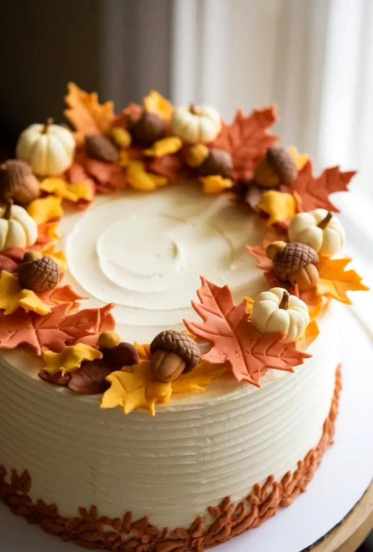 Autumn Cake Decorating Class (Intermediate)