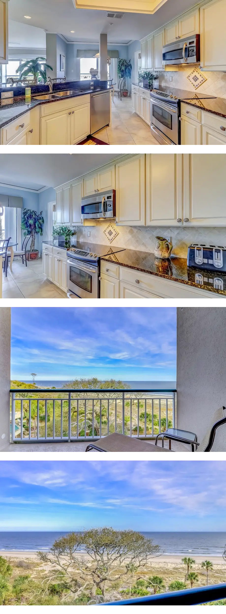 Stunning beach condo with two ocean-view...