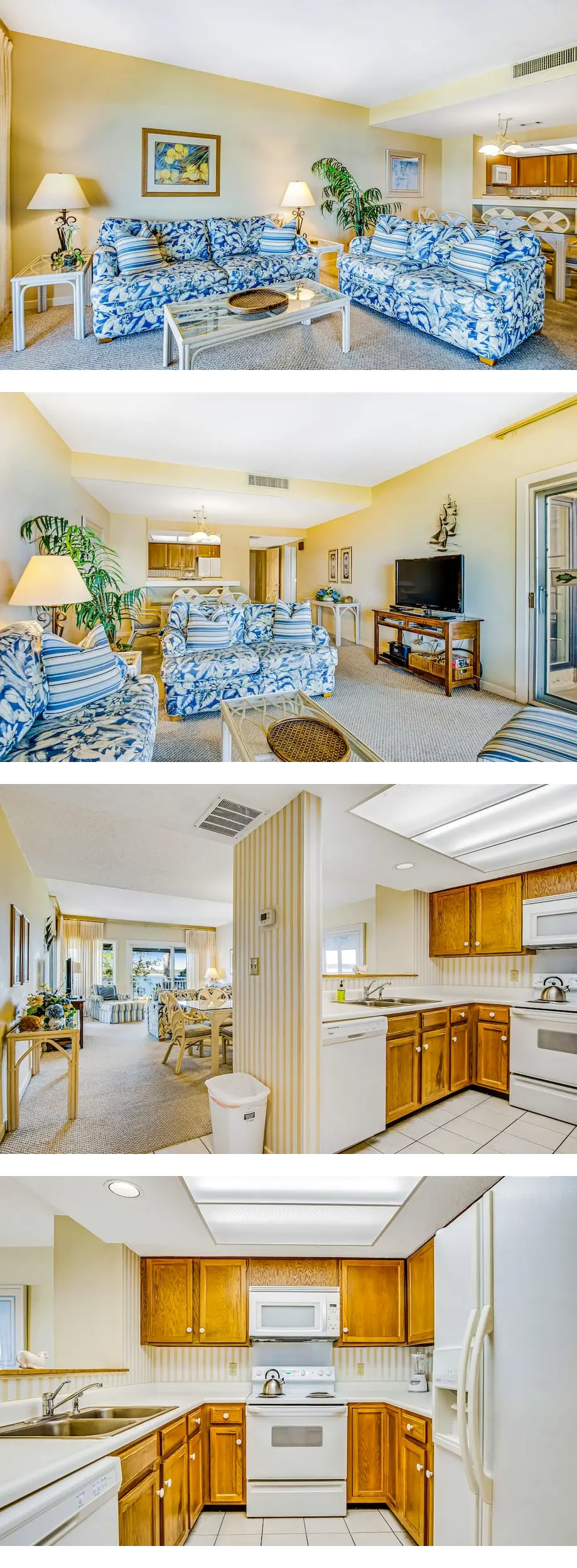 Beachfront condo with large furnished ba...