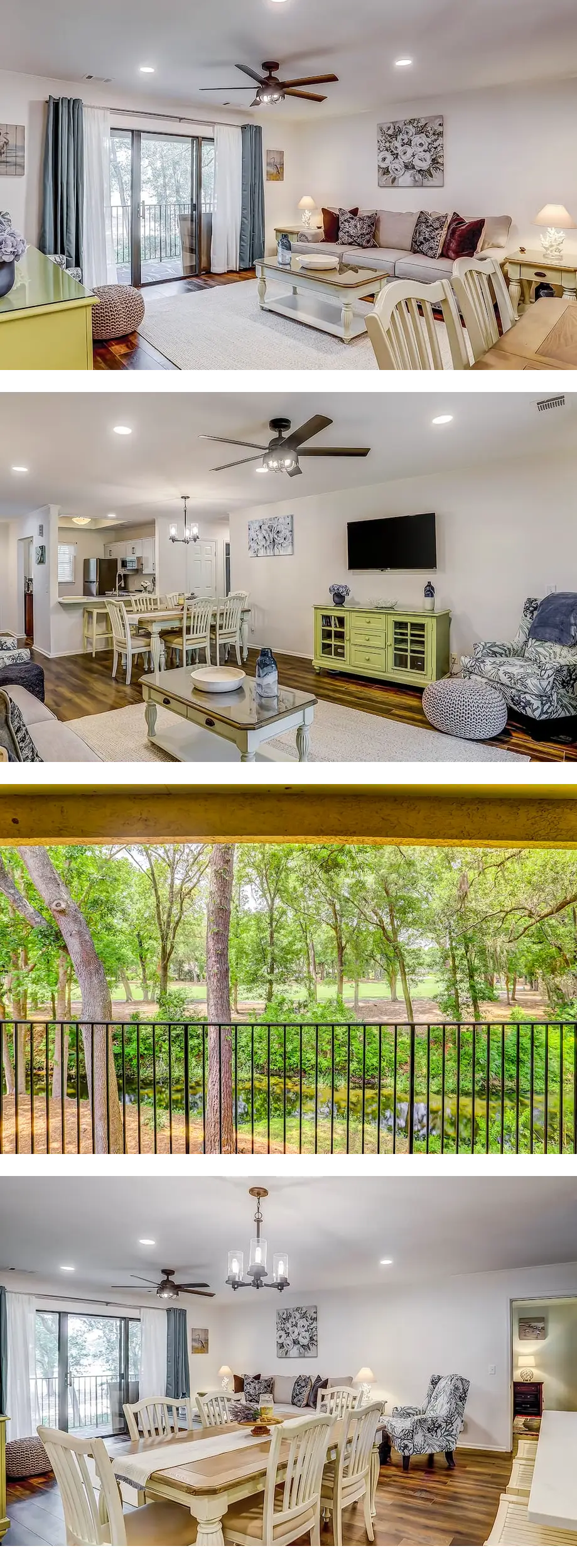 Shady island condo with WiFi, central AC...