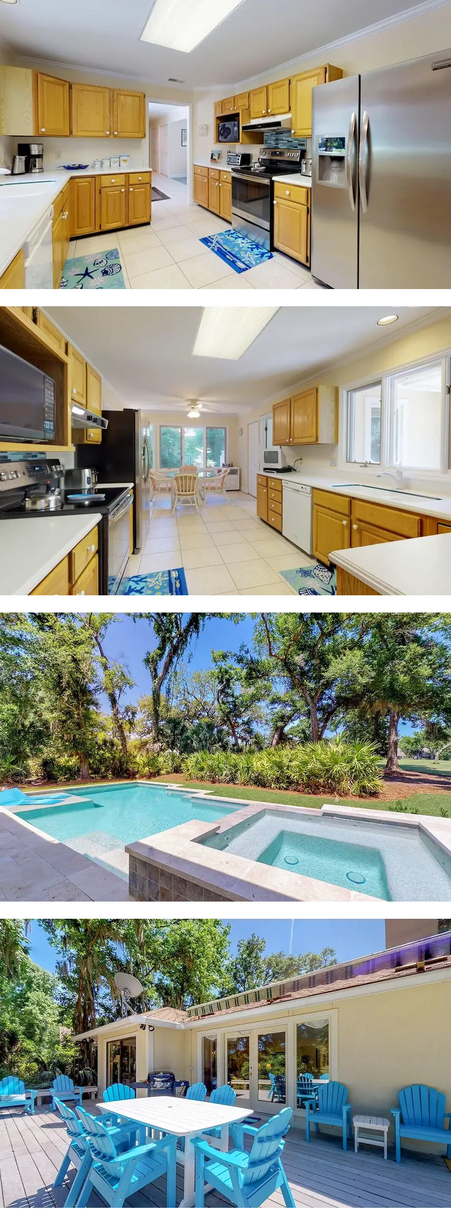 Spacious one-level vacation rental offer...