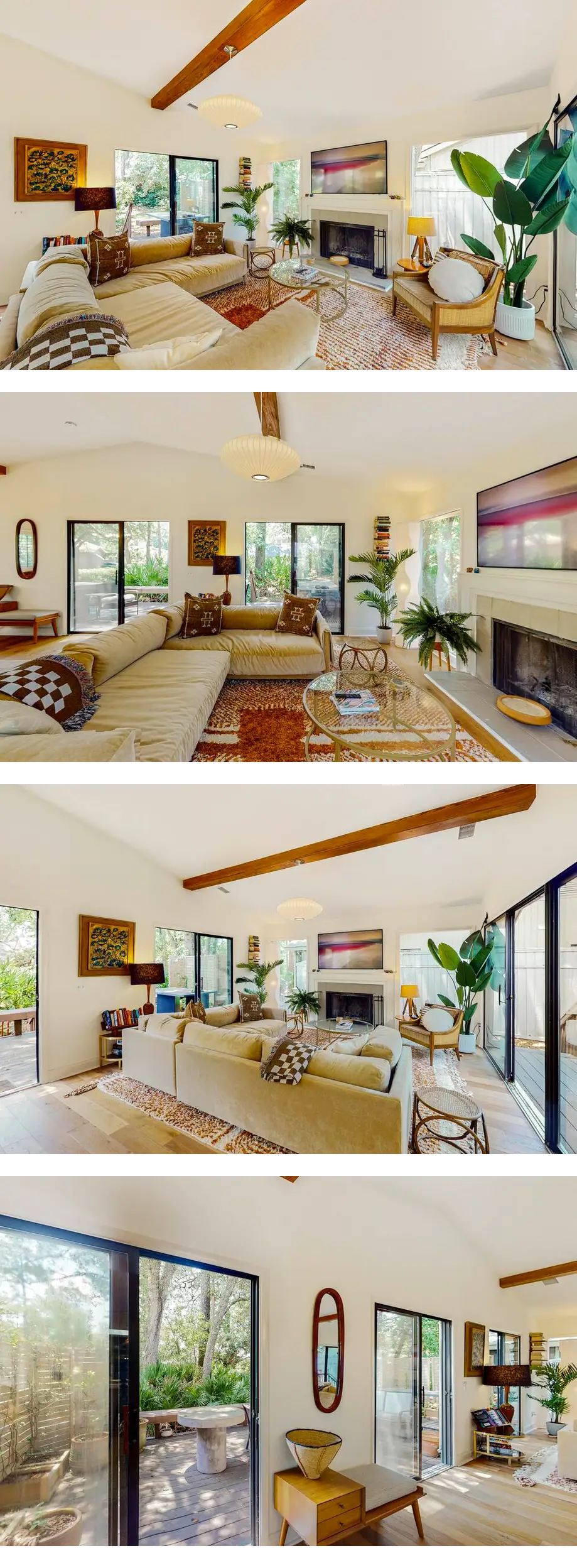 Luxurious bohemian home with large deck,...