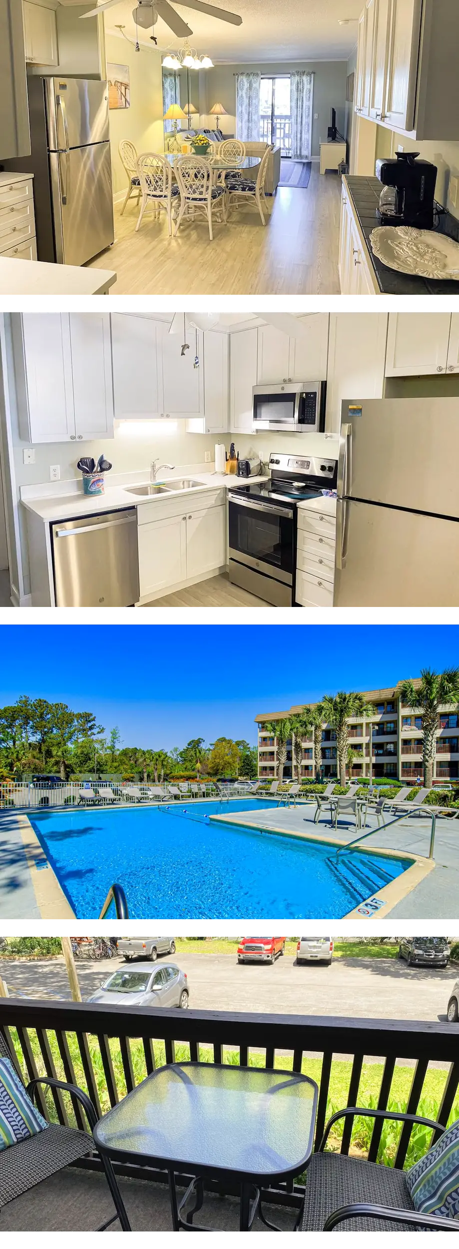 1st floor condo with balcony, pools, te...