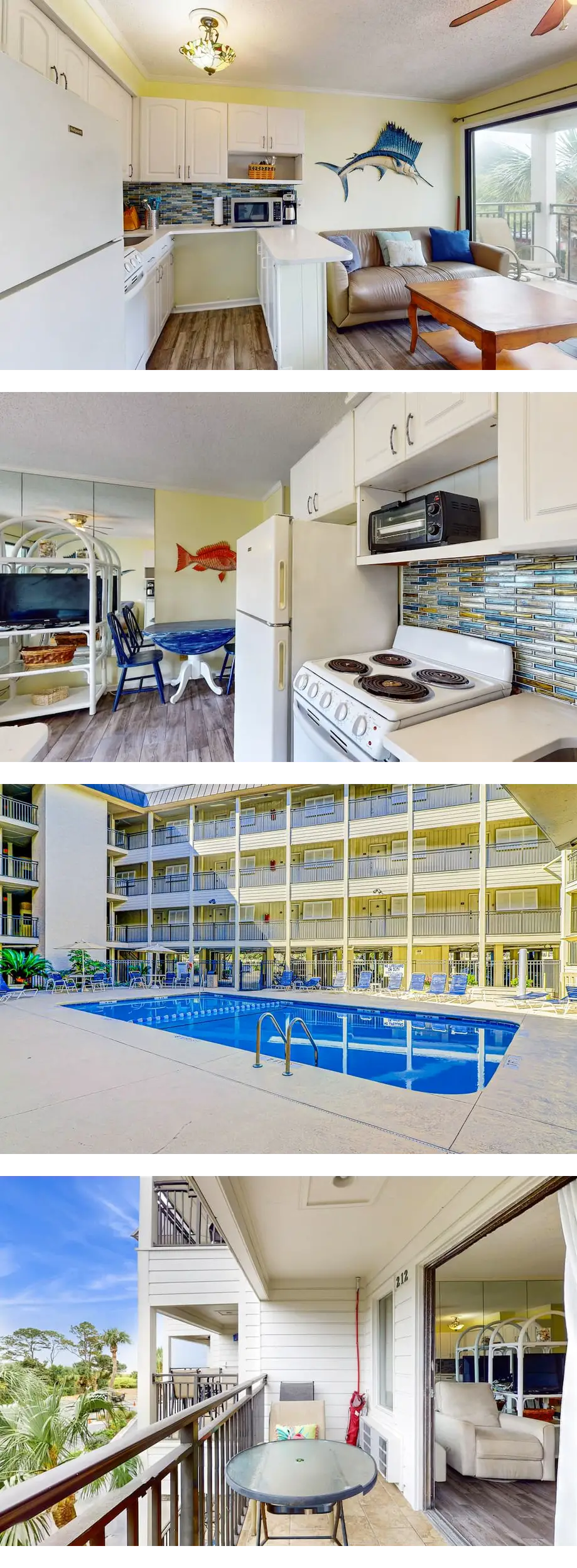 Cozy condo with balcony & pool- close to...