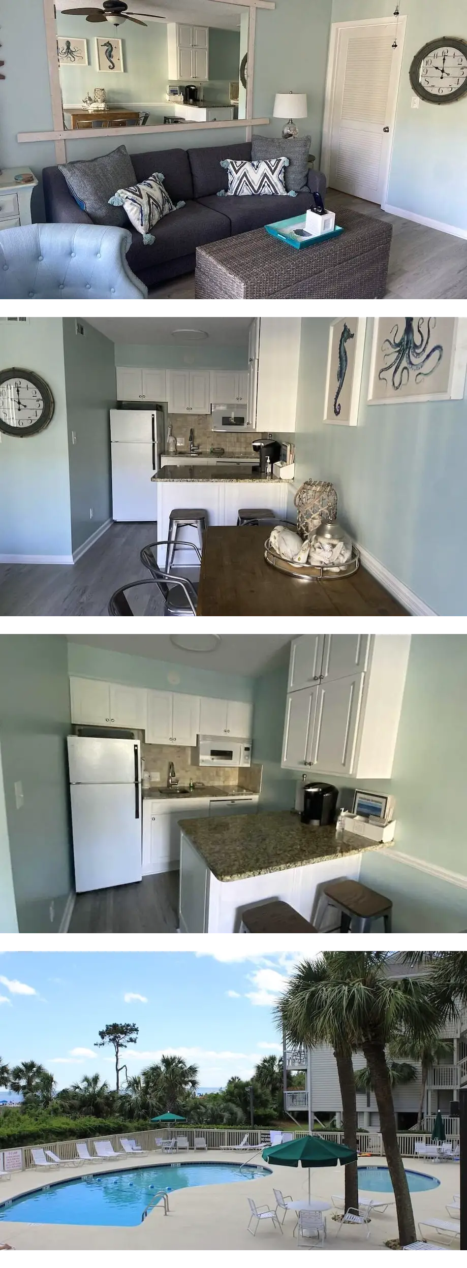 Oceanfront condo, steps to beach & pool,...