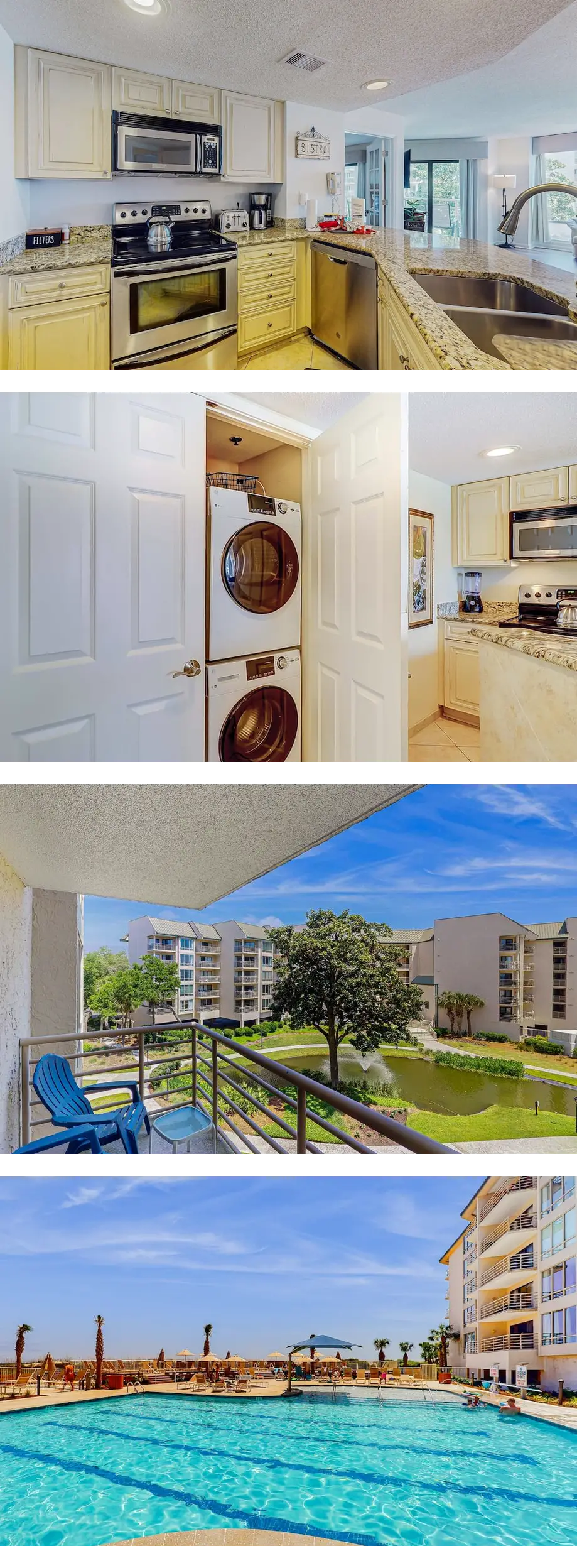 Sunny condo with ocean view balcony & be...