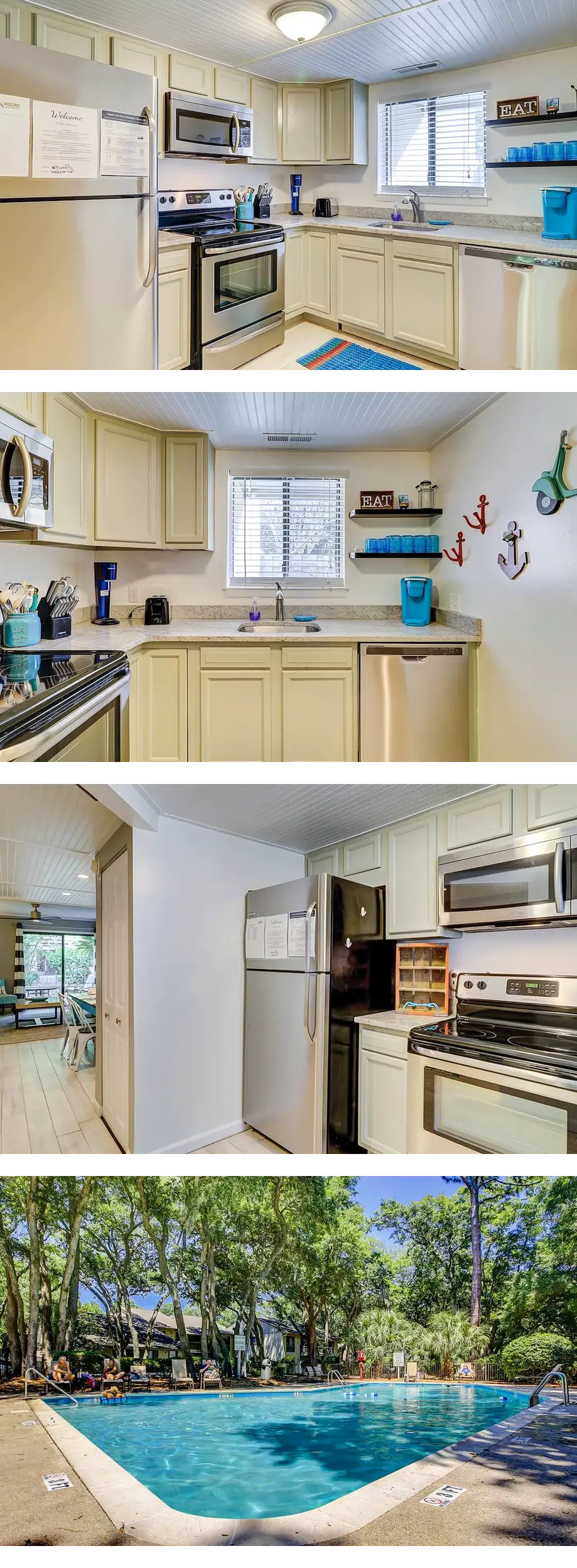 Updated condo with patio, shared pool, a...